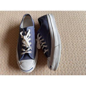 Converse Jack Purcell Signature Duck Canvas Sz 7 Mens Blue White 147563C Unisex
